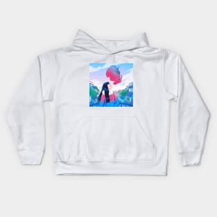 I am a fish Kids Hoodie